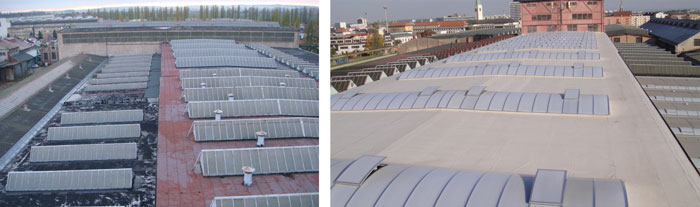 Ploché střechy průmyslových hal a jejich rekonstrukce